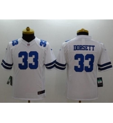 Youth Nike Dallas Cowboys #33 Tony Dorsett White Stitched NFL Limited Jersey Youth Nike Dallas Cowboys #33 Tony Dorsett White Stitched NFL Limited Jersey