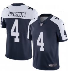 Youth Nike Dallas Cowboys 4 Dak Prescott Navy Blue Throwback Alternate Vapor Untouchable Limited Player NFL Jersey Youth Nike Dallas Cowboys 4 Dak Prescott Navy Blue Throwback Alternate Vapor Untouchable Limited Player NFL Jersey