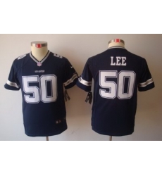 Youth Nike Dallas Cowboys #50 Lee Blue Color Limited Jerseys Youth Nike Dallas Cowboys #50 Lee Blue Color Limited Jerseys