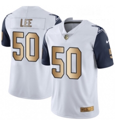 Youth Nike Dallas Cowboys 50 Sean Lee Limited WhiteGold Rush NFL Jersey Youth Nike Dallas Cowboys 50 Sean Lee Limited WhiteGold Rush NFL Jersey