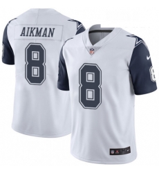 Youth Nike Dallas Cowboys 8 Troy Aikman Limited White Rush Vapor Untouchable NFL Jersey Youth Nike Dallas Cowboys 8 Troy Aikman Limited White Rush Vapor Untouchable NFL Jersey