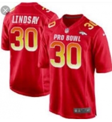 Denver Broncos #30 Lindsay Pro Bowl Red Jersey Denver Broncos #30 Lindsay Pro Bowl Red Jersey