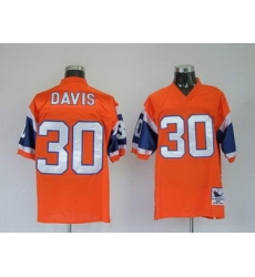 Denver Broncos 30 Terrell Davis Premier Orange Throwback Jerseys Denver Broncos 30 Terrell Davis Premier Orange Throwback Jerseys