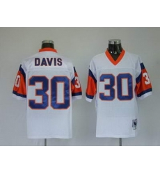 Denver Broncos 30 Terrell Davis Premier white Throwback Jerseys Denver Broncos 30 Terrell Davis Premier white Throwback Jerseys