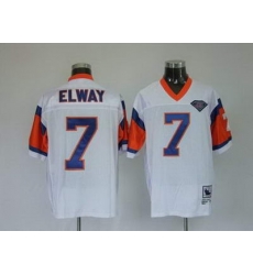 Denver Broncos 7 John Elway White Throwback Jerseys Denver Broncos 7 John Elway White Throwback Jerseys