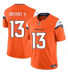 Men Denver Broncos 13 Pat Bryant II Orange 2025 Draft F U S E Vapor Limited Stitched Football Jersey Men Denver Broncos 13 Pat Bryant II Orange 2025 Draft F U S E Vapor Limited Stitched Football Jersey