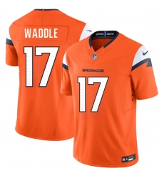Men Denver Broncos 17 Jaylen Waddle Orange 2026 F U S E Vapor Limited Stitched Football Jersey Men Denver Broncos 17 Jaylen Waddle Orange 2026 F U S E Vapor Limited Stitched Football Jersey