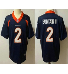 Men Denver Broncos 2 Patrick Surtain II Navy Blue 2021 Vapor Untouchable Stitched NFL Nike Limited Jersey Men Denver Broncos 2 Patrick Surtain II Navy Blue 2021 Vapor Untouchable Stitched NFL Nike Limited Jersey