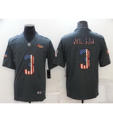 Men Denver Broncos 3 Russell Wilson Grey Salute To Service USA Flag Fashion Limited Stitched jersey Men Denver Broncos 3 Russell Wilson Grey Salute To Service USA Flag Fashion Limited Stitched jersey