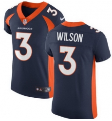Men Denver Broncos 3 Russell Wilson Navy Vapor Untouchable Elite jersey Men Denver Broncos 3 Russell Wilson Navy Vapor Untouchable Elite jersey