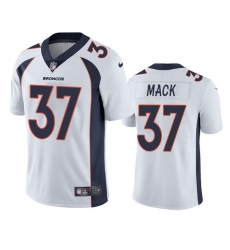 Men Denver Broncos 37 Marlon Mack White Vapor Untouchable Stitched Jersey Men Denver Broncos 37 Marlon Mack White Vapor Untouchable Stitched Jersey