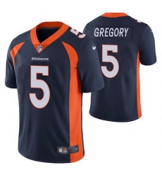 Men Denver Broncos 5 Randy Gregory Navy Vapor Untouchable Limited Stitched jersey Men Denver Broncos 5 Randy Gregory Navy Vapor Untouchable Limited Stitched jersey