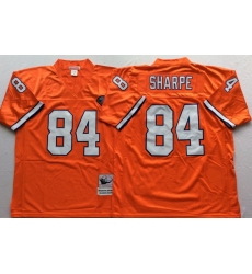 Men Denver Broncos 84 Shannon Sharpe Orange M&N Throwback Jersey Men Denver Broncos 84 Shannon Sharpe Orange M&N Throwback Jersey