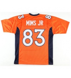 Men Denver Broncos Marvin Mims Jr. #83 orange Stitched Jersey Men Denver Broncos Marvin Mims Jr. #83 orange Stitched Jersey