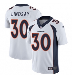 Men Nike Denver Broncos 30 Phillip Lindsay White Vapor Untouchable Limited Player NFL Jersey Men Nike Denver Broncos 30 Phillip Lindsay White Vapor Untouchable Limited Player NFL Jersey