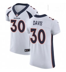 Men Nike Denver Broncos 30 Terrell Davis White Vapor Untouchable Elite Player NFL Jersey Men Nike Denver Broncos 30 Terrell Davis White Vapor Untouchable Elite Player NFL Jersey