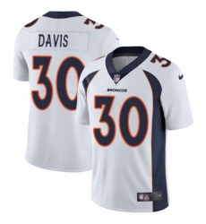 Men Nike Denver Broncos 30 Terrell Davis White Vapor Untouchable Limited Player NFL Jersey Men Nike Denver Broncos 30 Terrell Davis White Vapor Untouchable Limited Player NFL Jersey