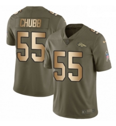 Men Nike Denver Broncos 55 Bradley Chubb Limited OliveGold 2017 Salute to Service NFL Jersey Men Nike Denver Broncos 55 Bradley Chubb Limited OliveGold 2017 Salute to Service NFL Jersey
