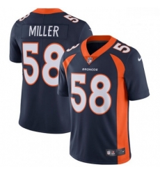 Men Nike Denver Broncos 58 Von Miller Navy Blue Alternate Vapor Untouchable Limited Player NFL Jersey Men Nike Denver Broncos 58 Von Miller Navy Blue Alternate Vapor Untouchable Limited Player NFL Jersey