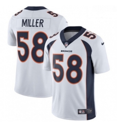 Men Nike Denver Broncos 58 Von Miller White Vapor Untouchable Limited Player NFL Jersey Men Nike Denver Broncos 58 Von Miller White Vapor Untouchable Limited Player NFL Jersey