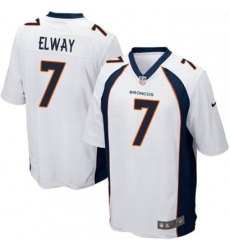 Men Nike Denver Broncos 7 John Elway Game White NFL Jersey Men Nike Denver Broncos 7 John Elway Game White NFL Jersey