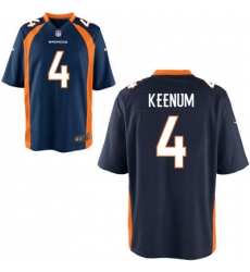 Mens Denver Broncos #4 Case Keenum Nike Navy Elite Jersey Mens Denver Broncos #4 Case Keenum Nike Navy Elite Jersey