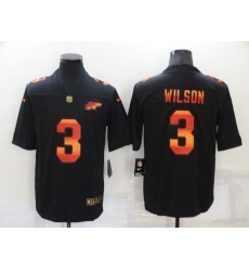 Men's Denver Denver Broncos #3 Russell Wilson Black Nike Red Orange Stripe Vapor Limited NFL Jersey Men's Denver Denver Broncos #3 Russell Wilson Black Nike Red Orange Stripe Vapor Limited NFL Jersey