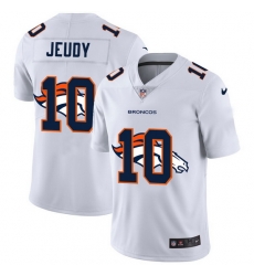 Nike Broncos 10 Jerry Jeudy White Shadow Logo Limited Jersey Nike Broncos 10 Jerry Jeudy White Shadow Logo Limited Jersey