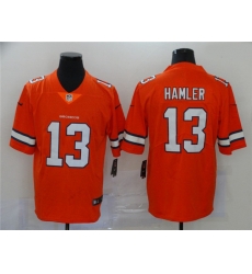 Nike Broncos 13 KJ Hamler Orange 2020 NFL Draft Color Rush Limited Jersey Nike Broncos 13 KJ Hamler Orange 2020 NFL Draft Color Rush Limited Jersey