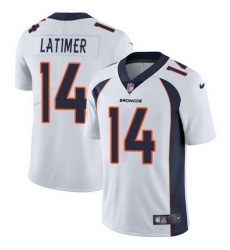 Nike Broncos #14 Cody Latimer White Mens Stitched NFL Vapor Untouchable Limited Jersey Nike Broncos #14 Cody Latimer White Mens Stitched NFL Vapor Untouchable Limited Jersey