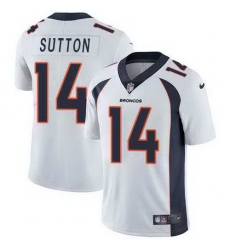 Nike Broncos 14 Courtland Sutton White Vapor Untouchable Limited Jersey Nike Broncos 14 Courtland Sutton White Vapor Untouchable Limited Jersey