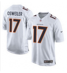 Nike Broncos #17 Brock Osweiler White Mens Stitched NFL Game Event Jersey Nike Broncos #17 Brock Osweiler White Mens Stitched NFL Game Event Jersey