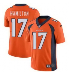 Nike Broncos 17 DaeSean Hamilton Orange Vapor Untouchable Limited Jersey Nike Broncos 17 DaeSean Hamilton Orange Vapor Untouchable Limited Jersey