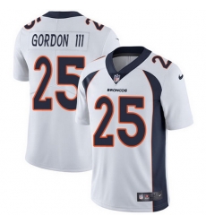Nike Broncos 25 Melvin Gordon III White Men Stitched NFL Vapor Untouchable Limited Jersey Nike Broncos 25 Melvin Gordon III White Men Stitched NFL Vapor Untouchable Limited Jersey