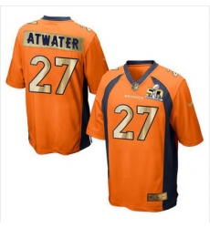 Nike Broncos #27 Steve Atwater Orange Team Color Mens Stitched NFL Game Super Bowl 50 Collection Jersey Nike Broncos #27 Steve Atwater Orange Team Color Mens Stitched NFL Game Super Bowl 50 Collection Jersey