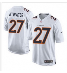 Nike Broncos #27 Steve Atwater White Mens Stitched NFL Game Event Jersey Nike Broncos #27 Steve Atwater White Mens Stitched NFL Game Event Jersey