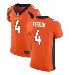 Nike Broncos #4 Case Keenum Orange Team Color Mens Stitched NFL Vapor Untouchable Elite Jersey Nike Broncos #4 Case Keenum Orange Team Color Mens Stitched NFL Vapor Untouchable Elite Jersey