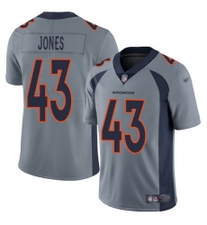 Nike Broncos 43 Joe Jones Gray Men Stitched NFL Limited Inverted Legend Jersey Nike Broncos 43 Joe Jones Gray Men Stitched NFL Limited Inverted Legend Jersey