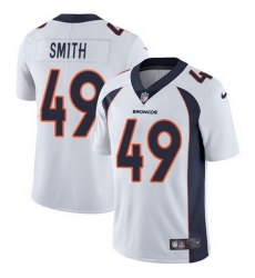 Nike Broncos #49 Dennis Smith White Mens Stitched NFL Vapor Untouchable Limited Jersey Nike Broncos #49 Dennis Smith White Mens Stitched NFL Vapor Untouchable Limited Jersey