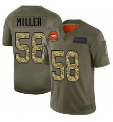 Nike Broncos 58 Von Miller Olive Camo Men Stitched Football Limited 2019 Salute To Service Jersey Nike Broncos 58 Von Miller Olive Camo Men Stitched Football Limited 2019 Salute To Service Jersey