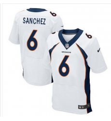 Nike Broncos #6 Mark Sanchez White Mens Stitched NFL New Elite Jersey Nike Broncos #6 Mark Sanchez White Mens Stitched NFL New Elite Jersey