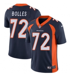 Nike Broncos #72 Garett Bolles Navy Blue Alternate Mens Stitched NFL Vapor Untouchable Limited Jersey Nike Broncos #72 Garett Bolles Navy Blue Alternate Mens Stitched NFL Vapor Untouchable Limited Jersey