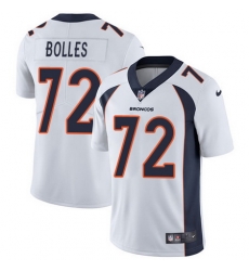 Nike Broncos #72 Garett Bolles White Mens Stitched NFL Vapor Untouchable Limited Jersey Nike Broncos #72 Garett Bolles White Mens Stitched NFL Vapor Untouchable Limited Jersey