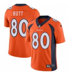 Nike Broncos #80 Jake Butt Orange Team Color Mens Stitched NFL Vapor Untouchable Limited Jersey Nike Broncos #80 Jake Butt Orange Team Color Mens Stitched NFL Vapor Untouchable Limited Jersey