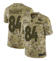 Nike Broncos #84 Shannon Sharpe Camo Mens Stitched NFL Limited 2018 Salute To Service Jersey Nike Broncos #84 Shannon Sharpe Camo Mens Stitched NFL Limited 2018 Salute To Service Jersey