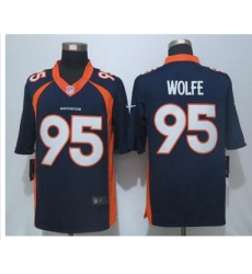 Nike Broncos #95 Derek Wolfe Navy Blue Alternate Mens Stitched NFL New Limited Jersey Nike Broncos #95 Derek Wolfe Navy Blue Alternate Mens Stitched NFL New Limited Jersey