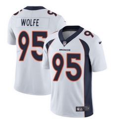 Nike Broncos #95 Derek Wolfe White Mens Stitched NFL Vapor Untouchable Limited Jersey Nike Broncos #95 Derek Wolfe White Mens Stitched NFL Vapor Untouchable Limited Jersey