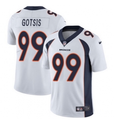 Nike Broncos #99 Adam Gotsis White Mens Stitched NFL Vapor Untouchable Limited Jersey Nike Broncos #99 Adam Gotsis White Mens Stitched NFL Vapor Untouchable Limited Jersey