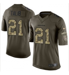 Nike Denver Broncos #21 Aqib Talib Green Men 27s Stitched NFL Limited Salute To Service Jersey Nike Denver Broncos #21 Aqib Talib Green Men 27s Stitched NFL Limited Salute To Service Jersey