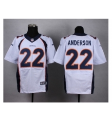 Nike Denver Broncos 22 C.J. Anderson white Elite NFL Jersey Nike Denver Broncos 22 C.J. Anderson white Elite NFL Jersey